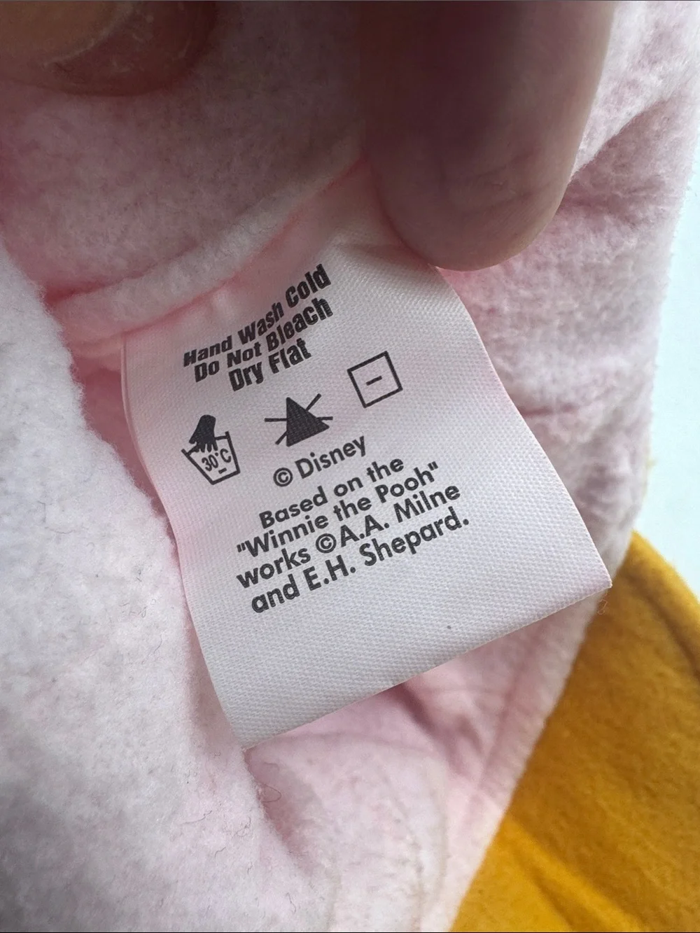 Winnie the Pooh Plush Cap - Red and Golden Yellow